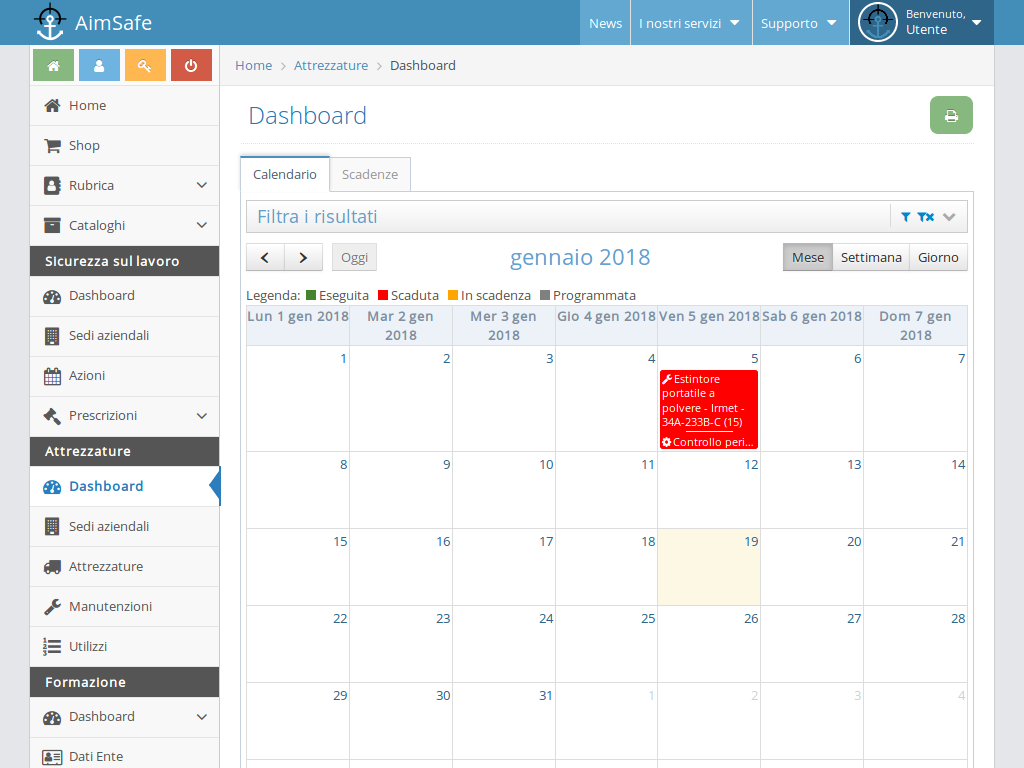 Il calendario delle scadenze Il calendario delle scadenze